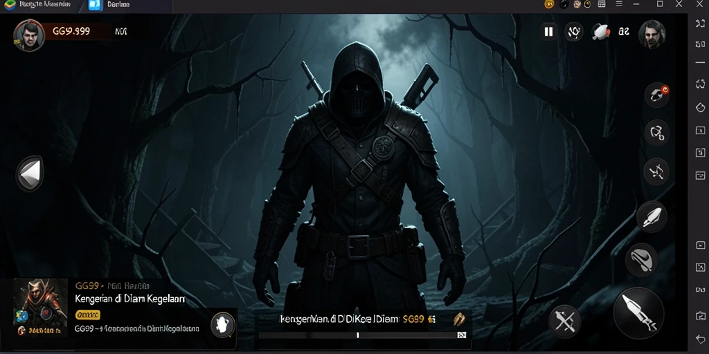 Gameplay GG99 yang menegangkan dengan nuansa Horror yang sangat mencekam.