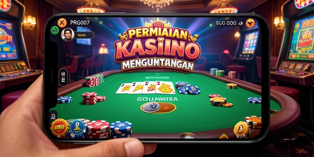 Tampilan gameplay seru dalam aplikasi PRG007.