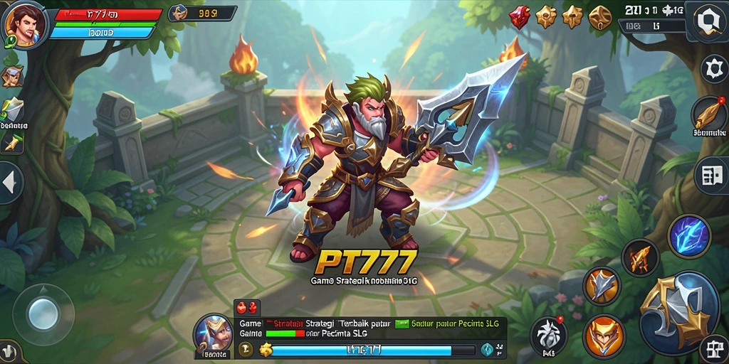 Screenshot PT777 menampilkan gameplay strategi dengan grafik menawan.